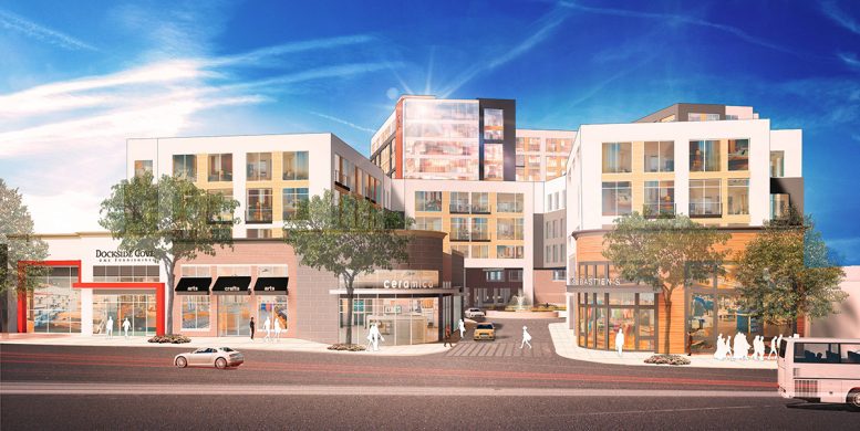 Rendering of The Collection, a mixed–use project in White Plains