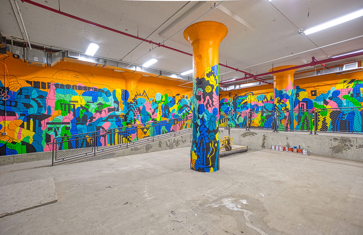 Exclusive First Look at Sunset Yards' Art-Flushed Communal and Entry