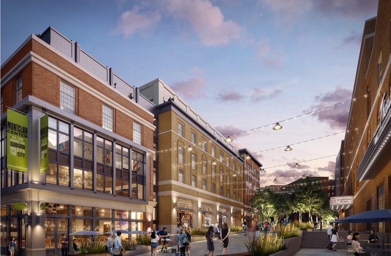 Plaza Rendering of Arts & Entertainment District in Downtown Montclair, New Jersey