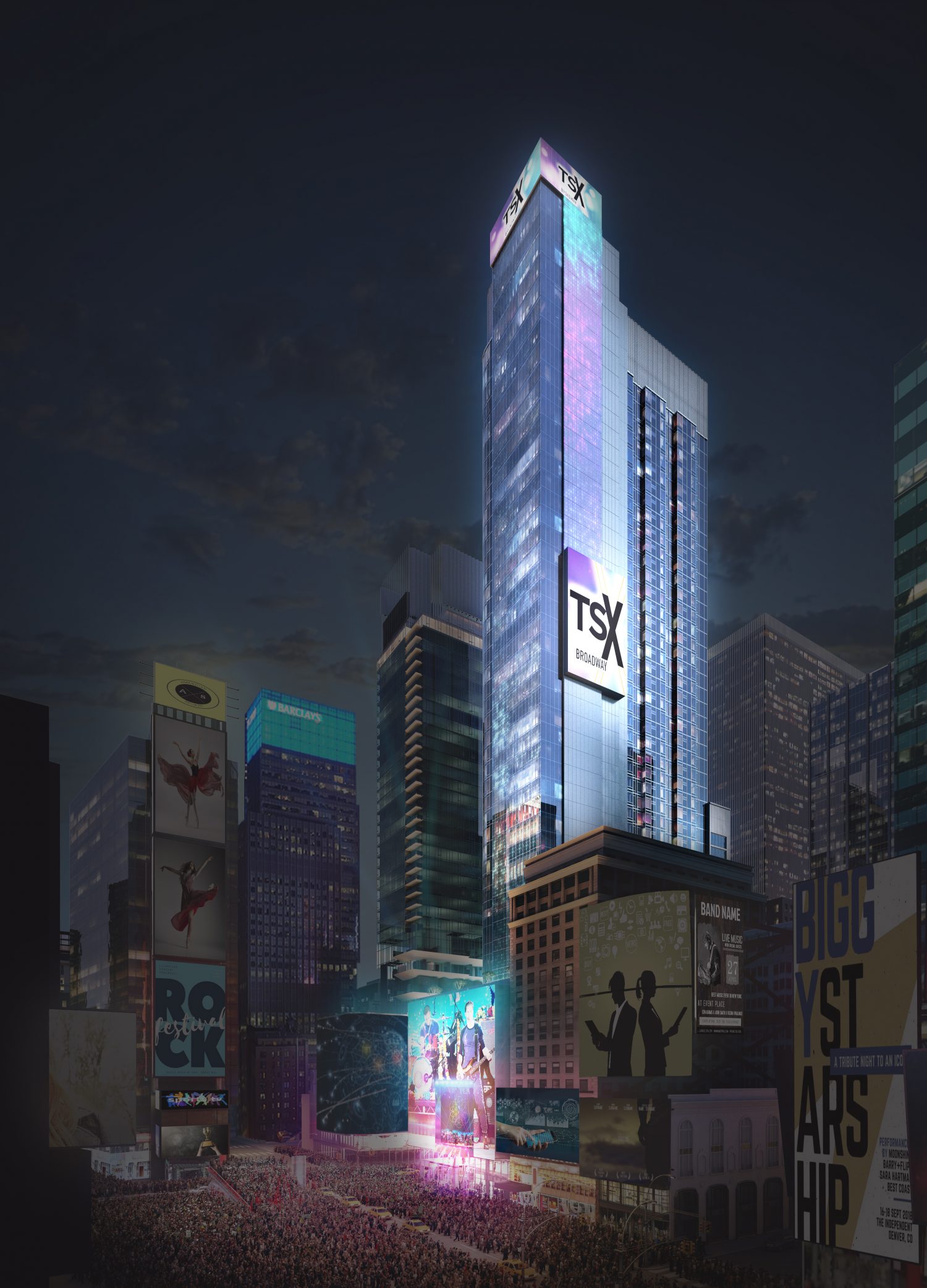 Demolition Continues for TSX Broadway at 1568 Broadway in Times Square, Manhattan