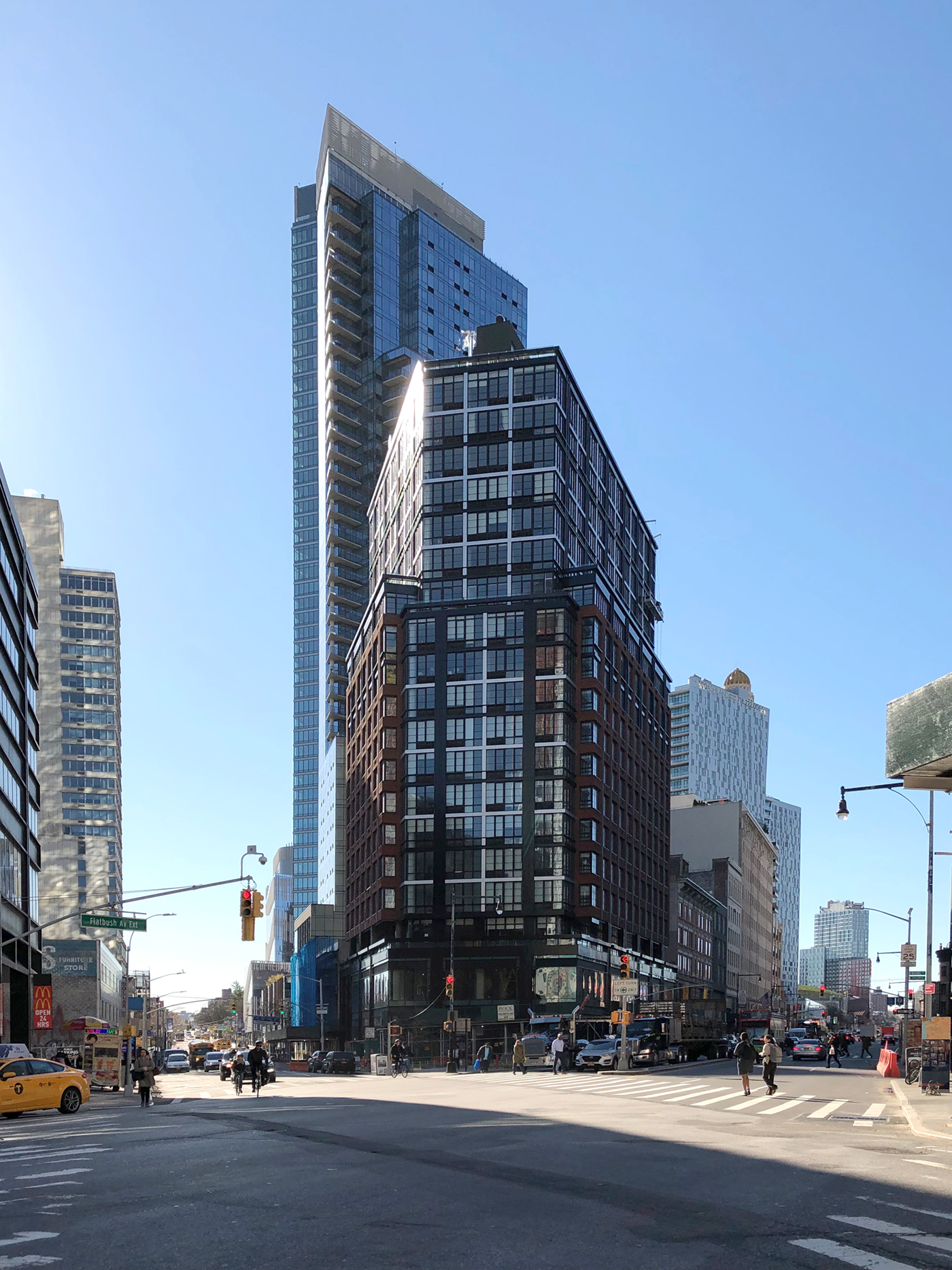 Construction Finishes on 1 Flatbush Avenue in Downtown Brooklyn - New
