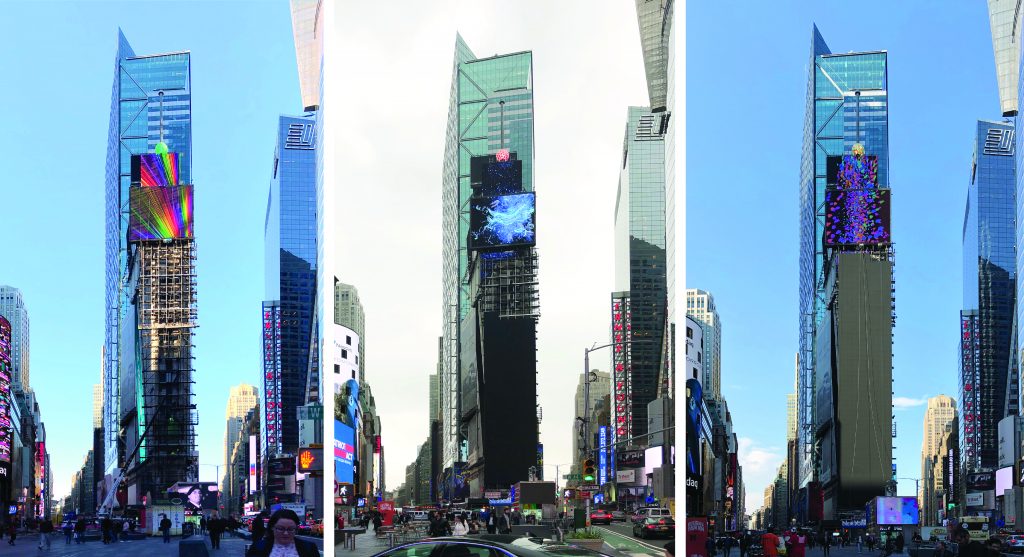 One Times Square's 300FootLong LED Screen Nearly Completed, in Times