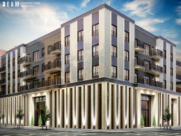 Rendering of 815 Bedford Ave - Karl Fisher Architect