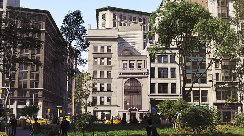 Updated rendering of 204 Fifth Avenue – CetraRuddy Architects