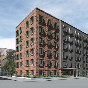 Rendering of 2126 Mapes Avenue - Curtis + Ginsberg Architects