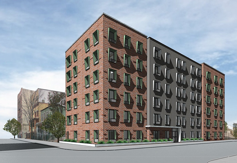 Rendering of 2126 Mapes Avenue - Curtis + Ginsberg Architects
