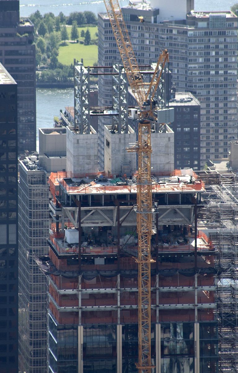 Central Park Tower Officially Tops Out 1,550 Feet Above Midtown ...