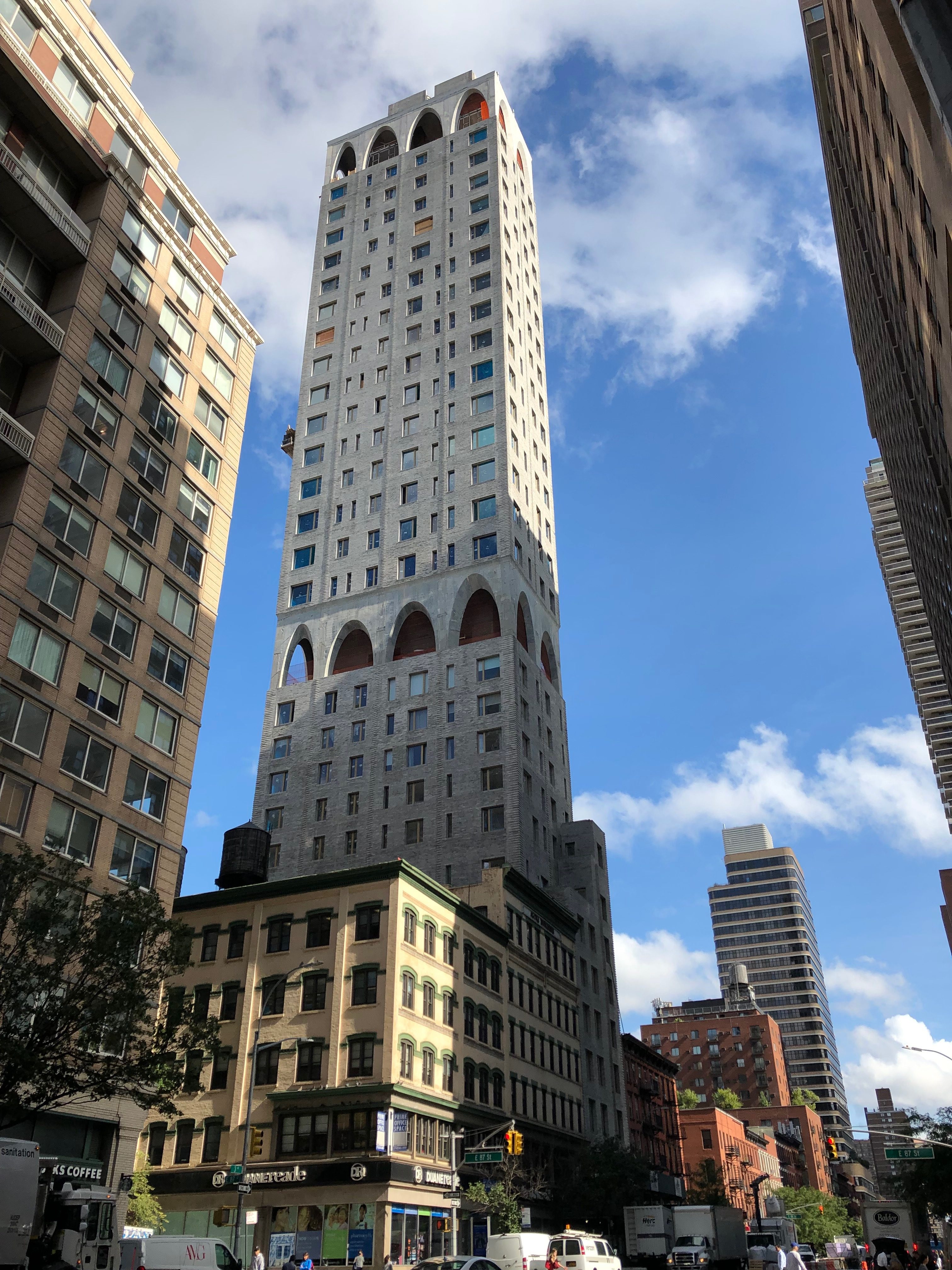180 East 88th Street's Façade Nears Completion on the Upper East