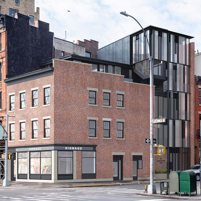 Rendering of 21 Greenwich Avenue - BKSK Architects