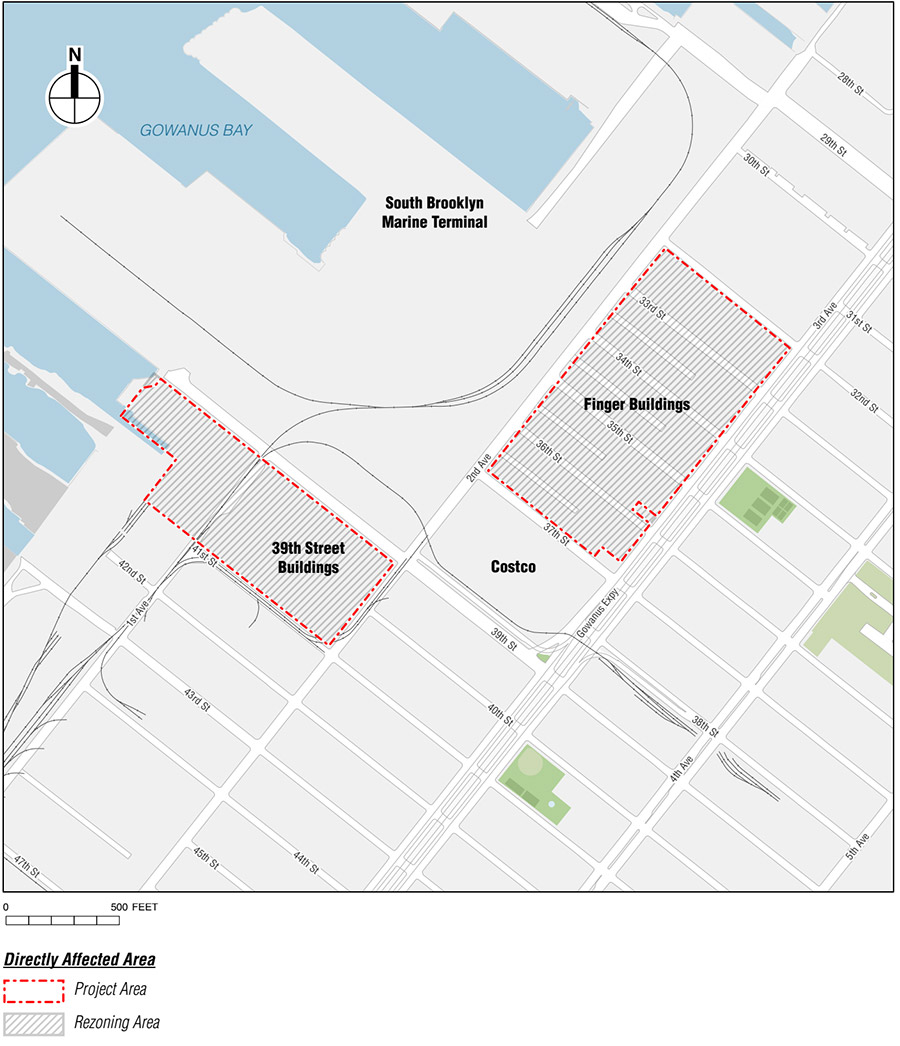 Site Map for Industry City Expansion