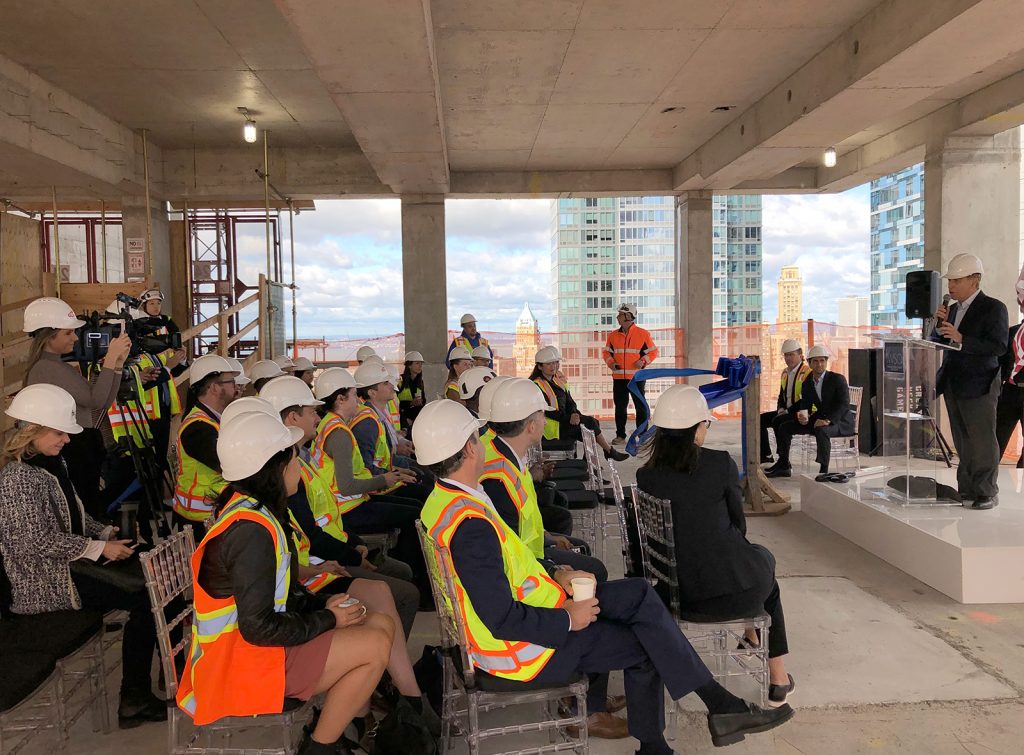 FXCollaborative Celebrates Topping Out Of One Willoughby Square, The