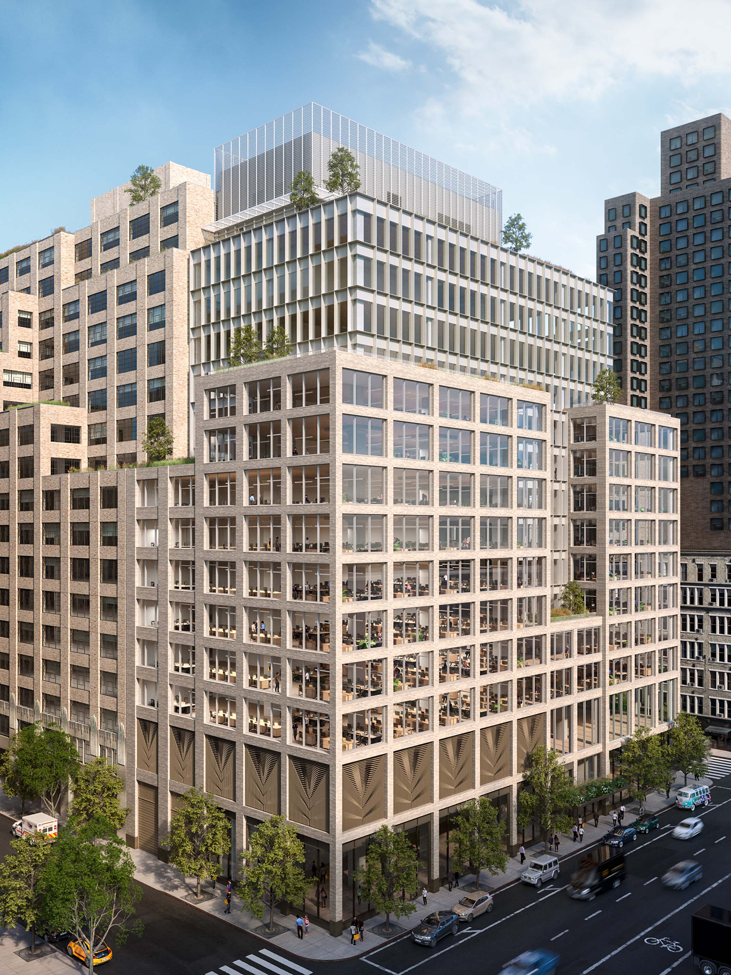 Rendering of 555 Greenwich Street - COOKFOX Architects