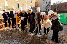 Samaritan Daytop Village and Manatus Development Group at the ground breaking ceremony for the new The Richard Pruss Wellness Center In The Bronx