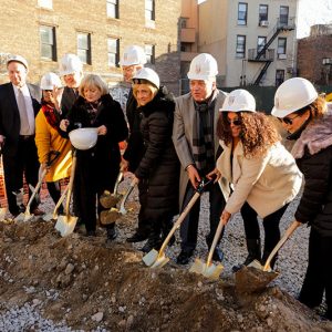 Samaritan Daytop Village and Manatus Development Group at the ground breaking ceremony for the new The Richard Pruss Wellness Center In The Bronx