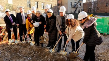 Samaritan Daytop Village and Manatus Development Group at the ground breaking ceremony for the new The Richard Pruss Wellness Center In The Bronx