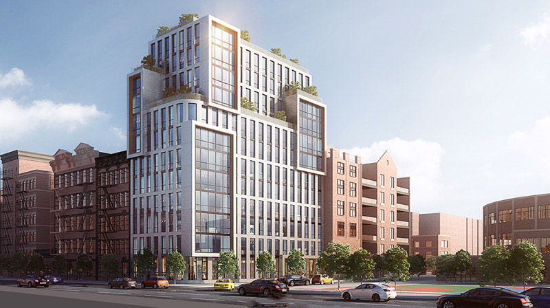 Rendering of 176-178 Delancey Street (Courtesy of Atchain and Avison Young)