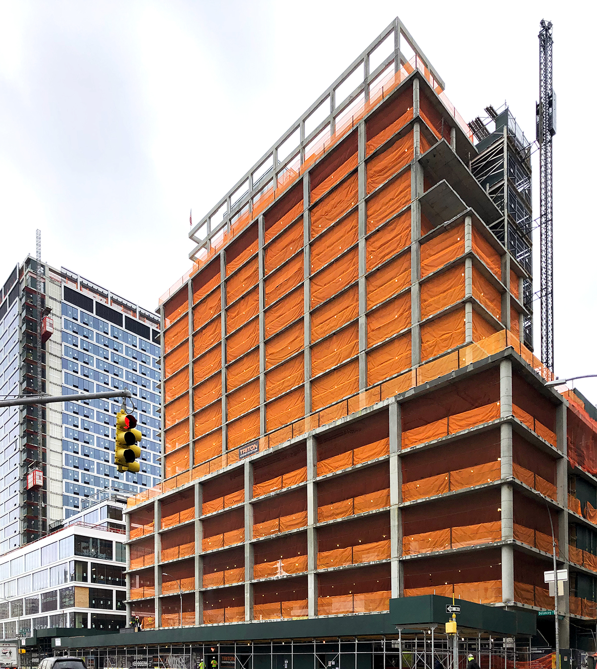 Construction Continues on 180 and 202 Broome Street at