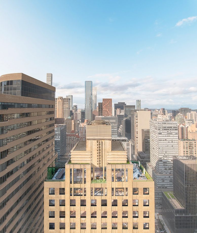 Rendering of Penthouse rooftop at 10 Grand Central - Marx Realty