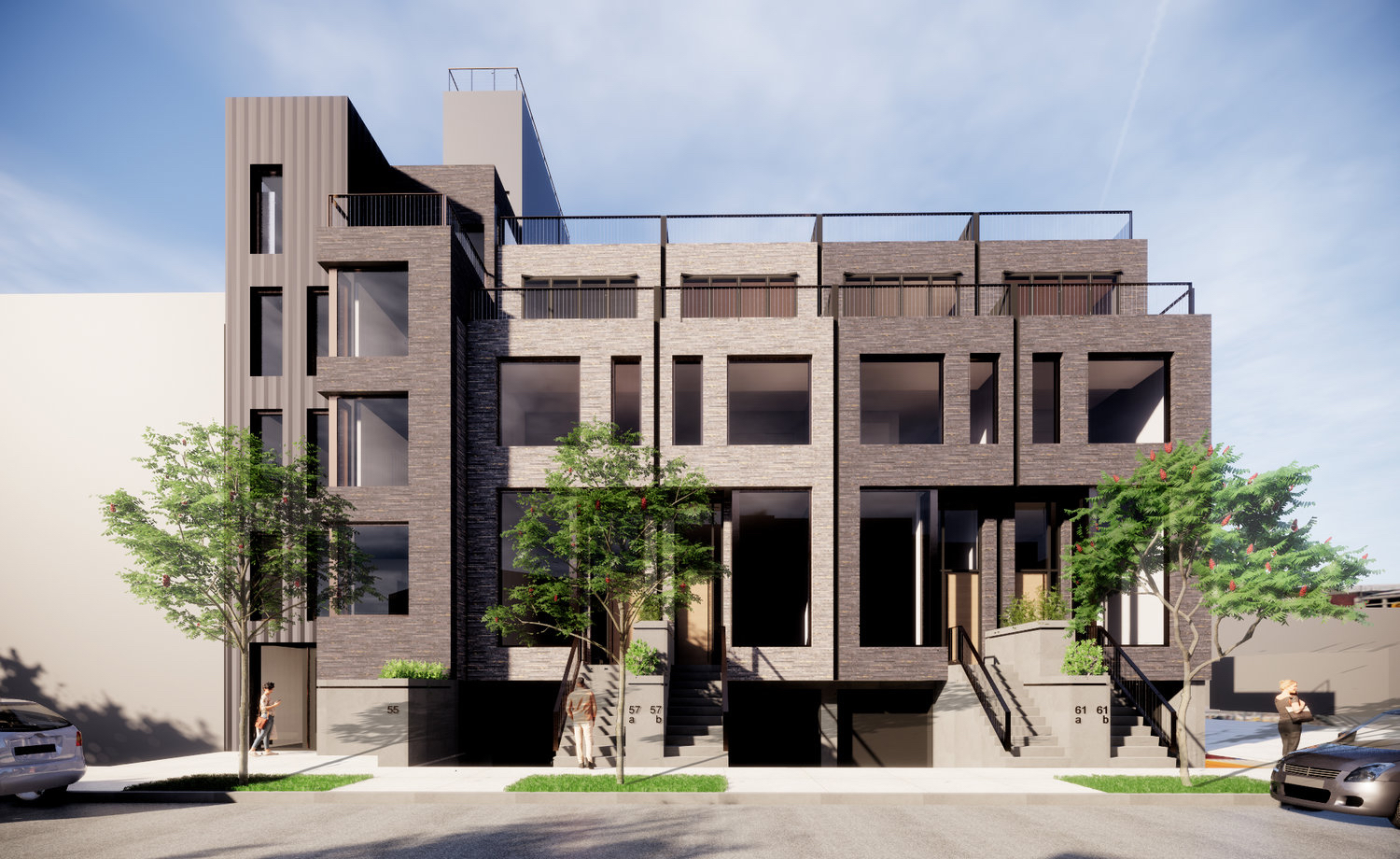 Rendering for 55 Summit Street, courtesy of Builtd
