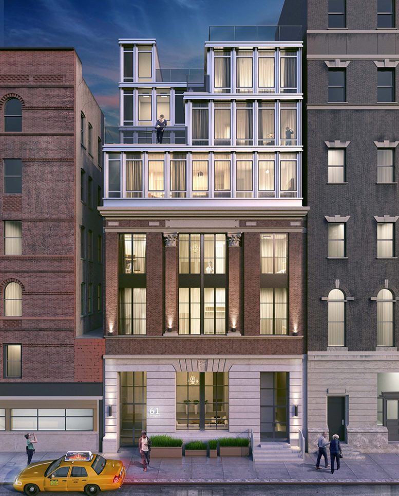 Rendering of 61 Rivington Street - Issac & Stern Architects / Picksell Studio
