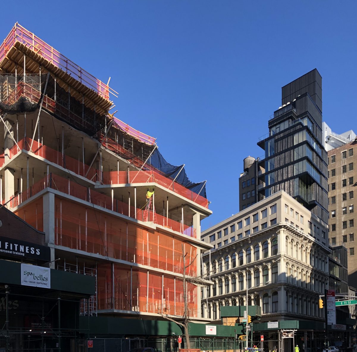 799 Broadway's Superstructure Reaches Halfway Mark in Greenwich Village ...