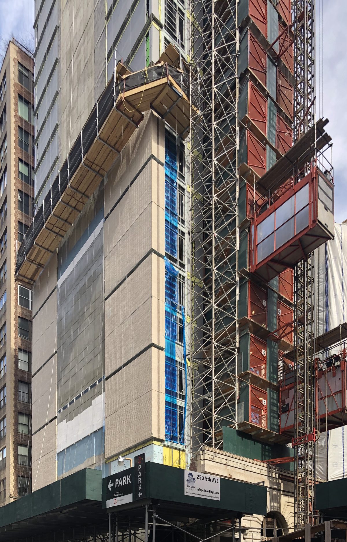 Brick Façade of Flaneur Hospitality's 250 Fifth Avenue Continues