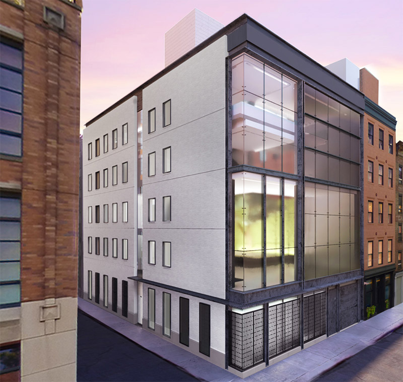 Updated rendering of 11 Hubert Street - E. Cobb Architects