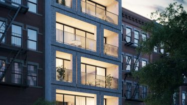 Rendering of 217 Franklin Street - INOA Architecture