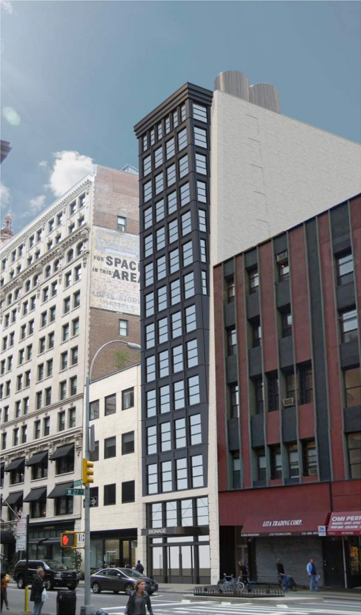 Current renderings of 1162 Broadway - Morris Adjmi Architects