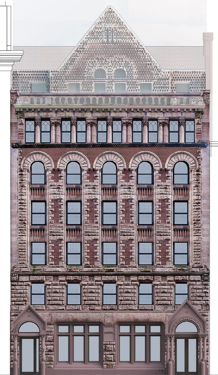 Rendering of 16 East 16th Street – BKSK Architects