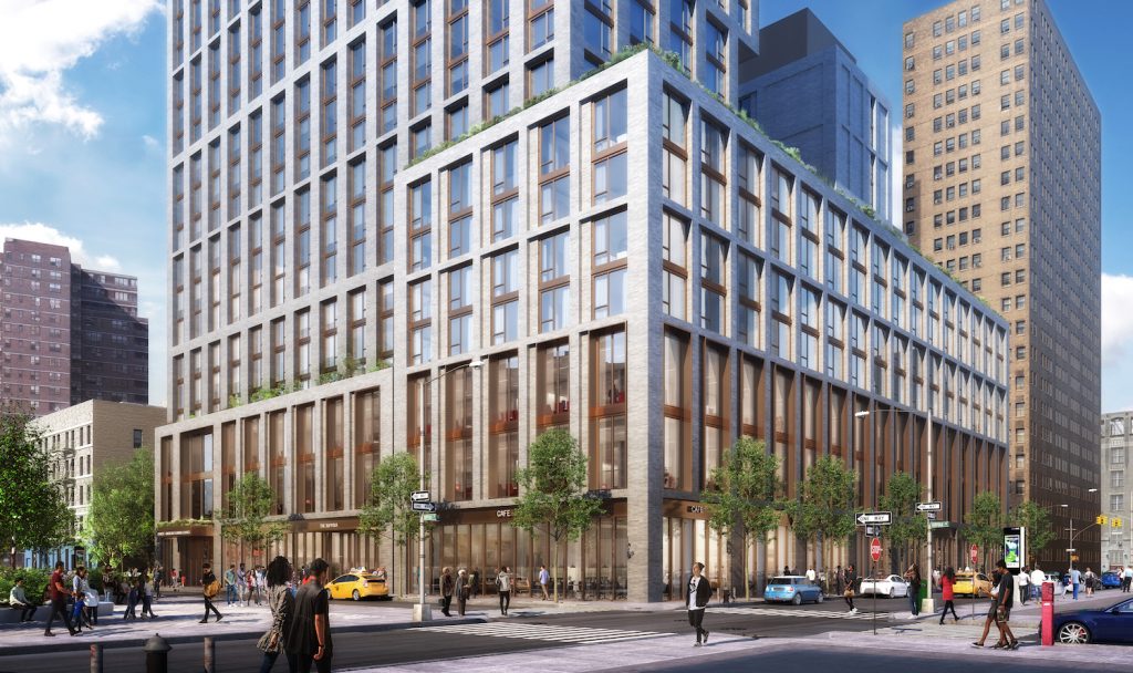 Rendering of Street View for Broome Street Development