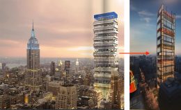New design for possible supertall at 401 Seventh Avenue. Image by Vornado