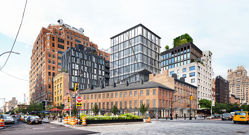 Rendering of the proposed property at 14th Street and Ninth Avenue - BKSK Architects