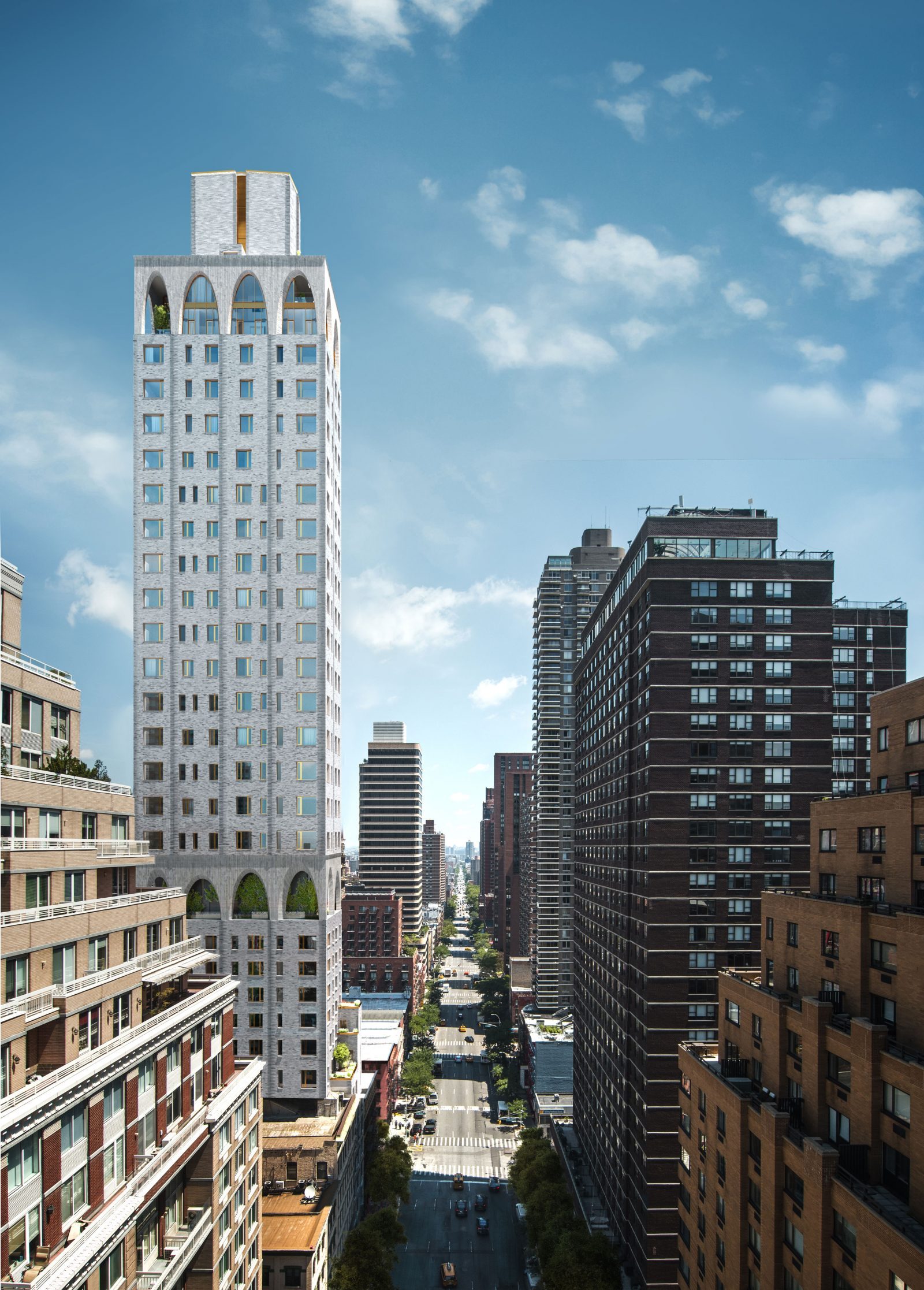 Construction Wraps on 180 East 88th Street on Manhattan's Upper