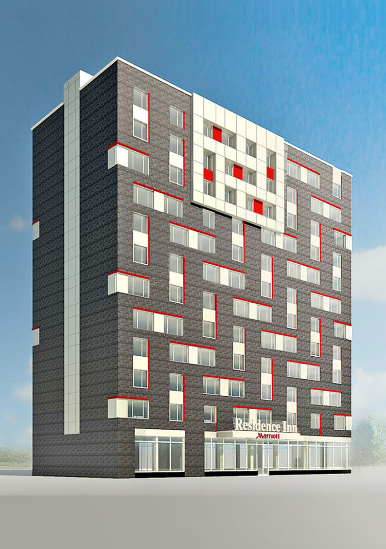 Original rendering of Marriott Residence Inn at 142-30 135th Ave - Gene Kaufman Architect copy
