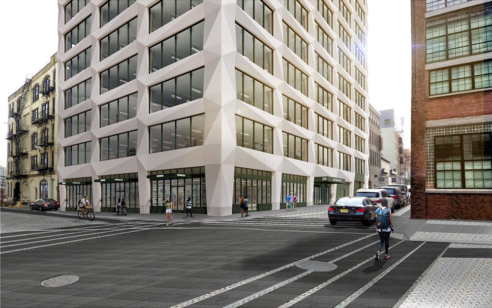 Updated rendering of 29 Jay Street - Marvel Architects