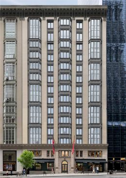 Proposed renderings of The Office Townhouse at 140 West 57th Street - MdeAS Architects