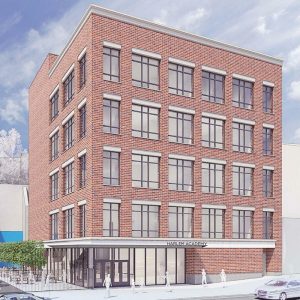 Rendering of the new Harlem Academy building at 655 St. Nicholas Avenue - Perkins Eastman