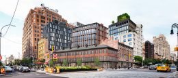 Updated rendering of proposed property at 14th Street and Ninth Avenue - BKSK Architects