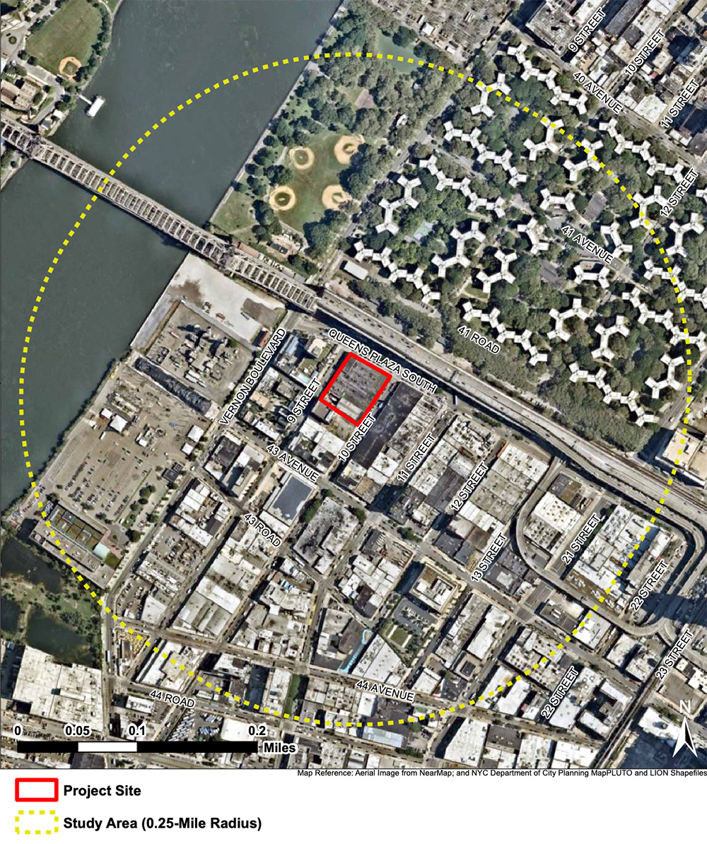 42-11 9th Street proposed project site map - RXR Realty