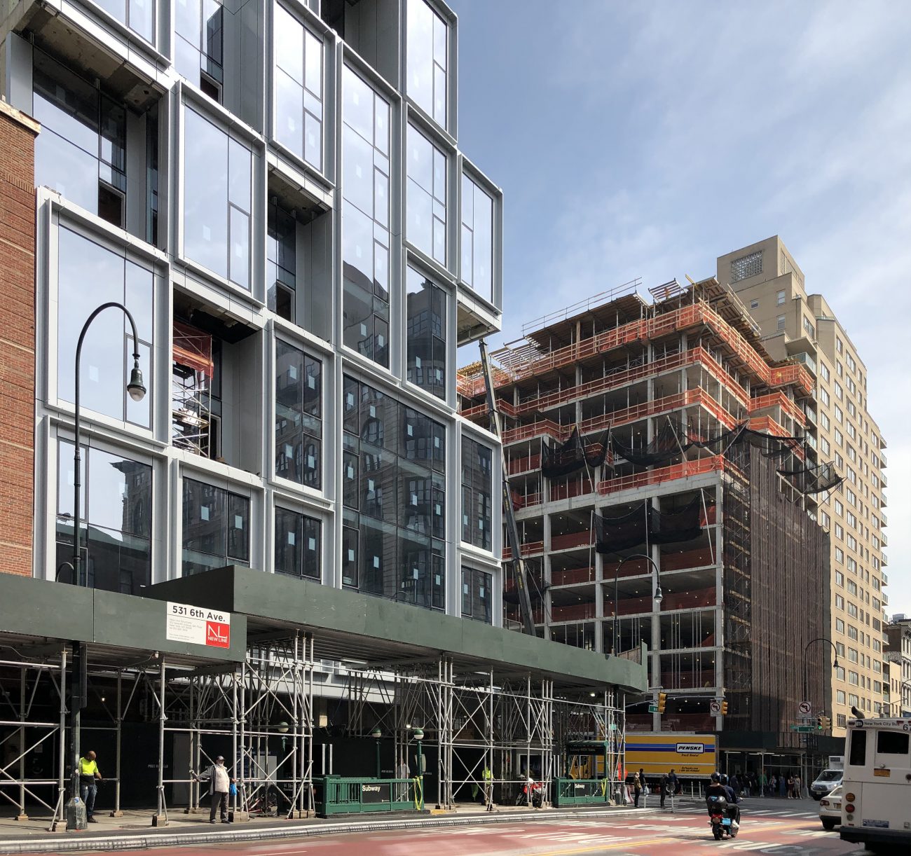 Morris AdjmiDesigned 540 Sixth Avenue Tops Out in Chelsea New York YIMBY