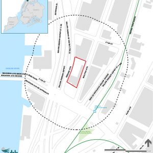 Site map of the proposed development at 261 Walton Avenue