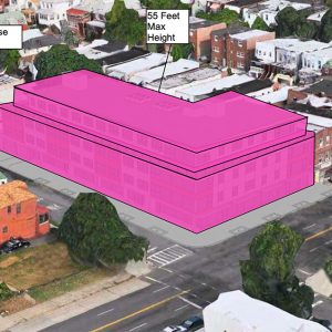 900 Castle Hill Avenue's proposed massing