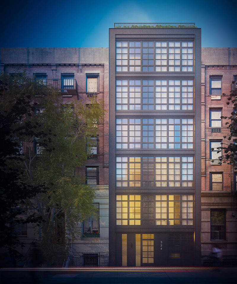 Rendering of 324 East 93rd Street - Issac & Stern Architects