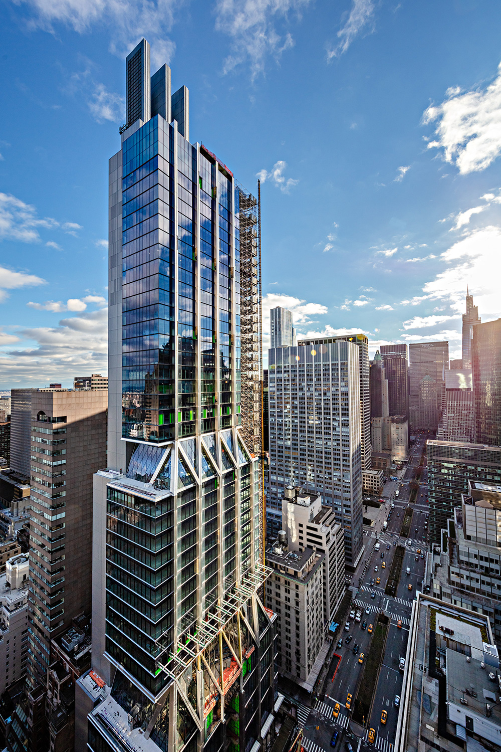 Exterior View of Construction at 425 Park Avenue - Photo by Alan Schindler