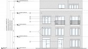 Front Elevation at 106-108 Terrace View Avenue - Badaly Engineering