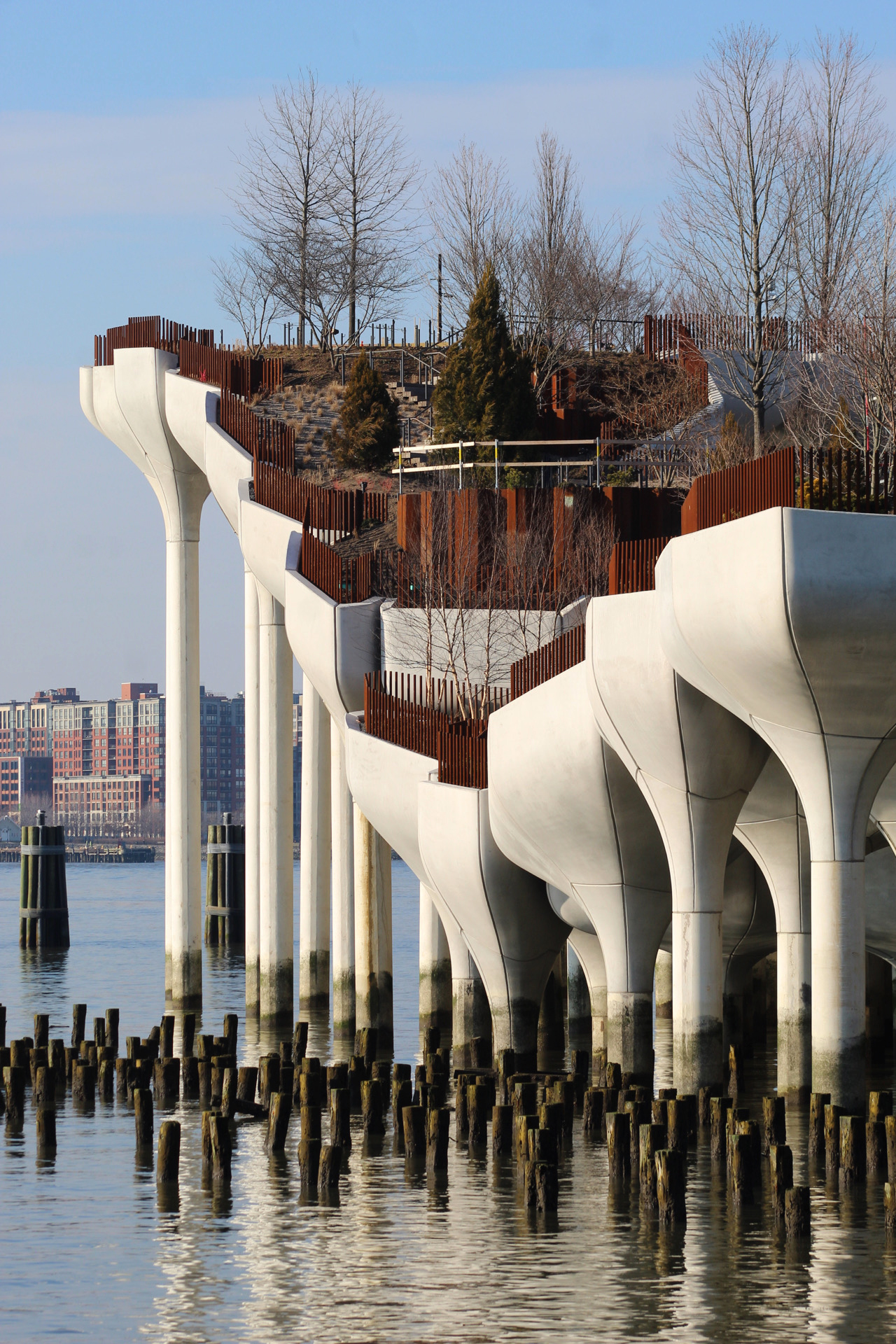 Thomas Heatherwick's Little Island Prepares for Spring Opening at Pier 55  in Chelsea, Manhattan - New York YIMBY
