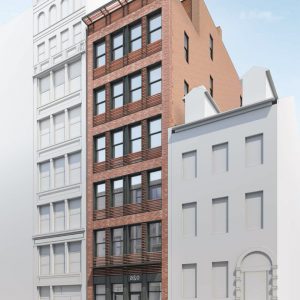 Updated rendering of 27 East 4th Street - BKSK Architects