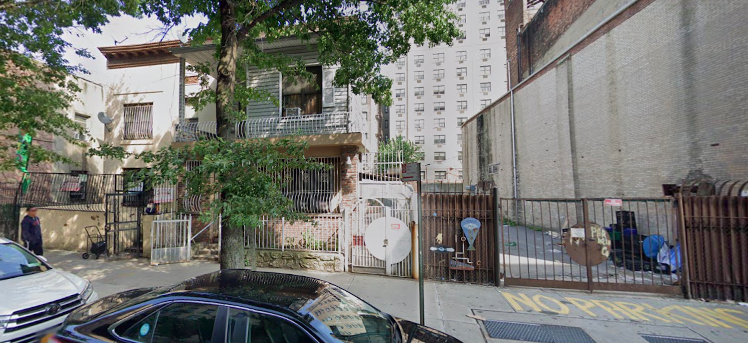 2074 Walton Avenue in Fordham Heights, The Bronx via Google Maps