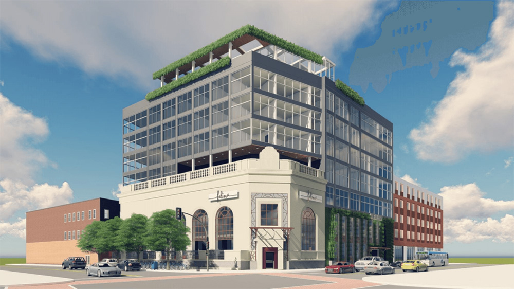 Rendering of The Albion, Jersey City - The Landmark Companies